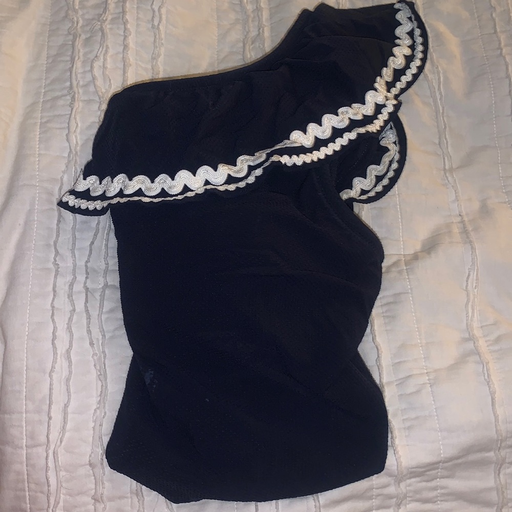 J.Crew one shoulder swimsuit